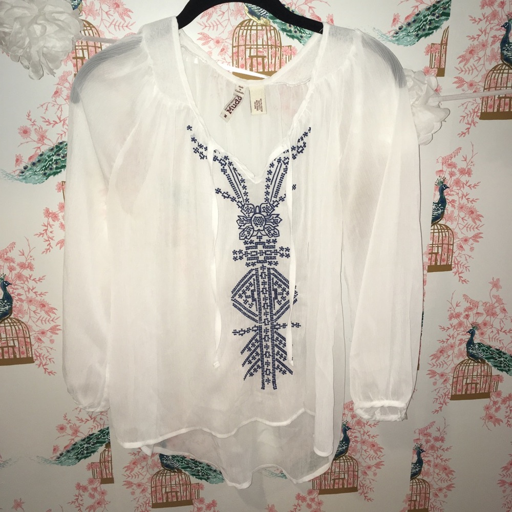 Lightweight peasant top